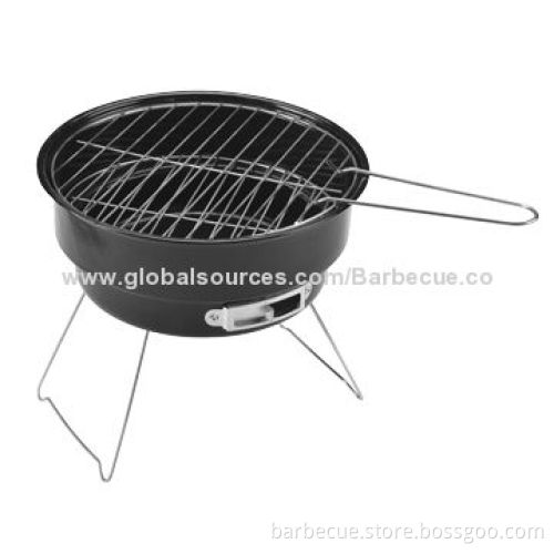 Cooler Bag BBQ Grill, Made of Carbon Steel, Fire Pan Measures 28.5cm